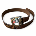 "Snake" Embroidered Belt