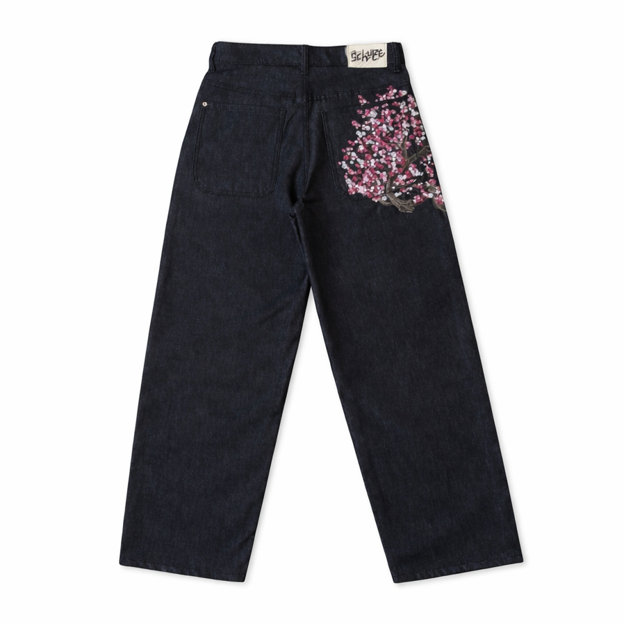 Cherry Blossom Denim Jeans