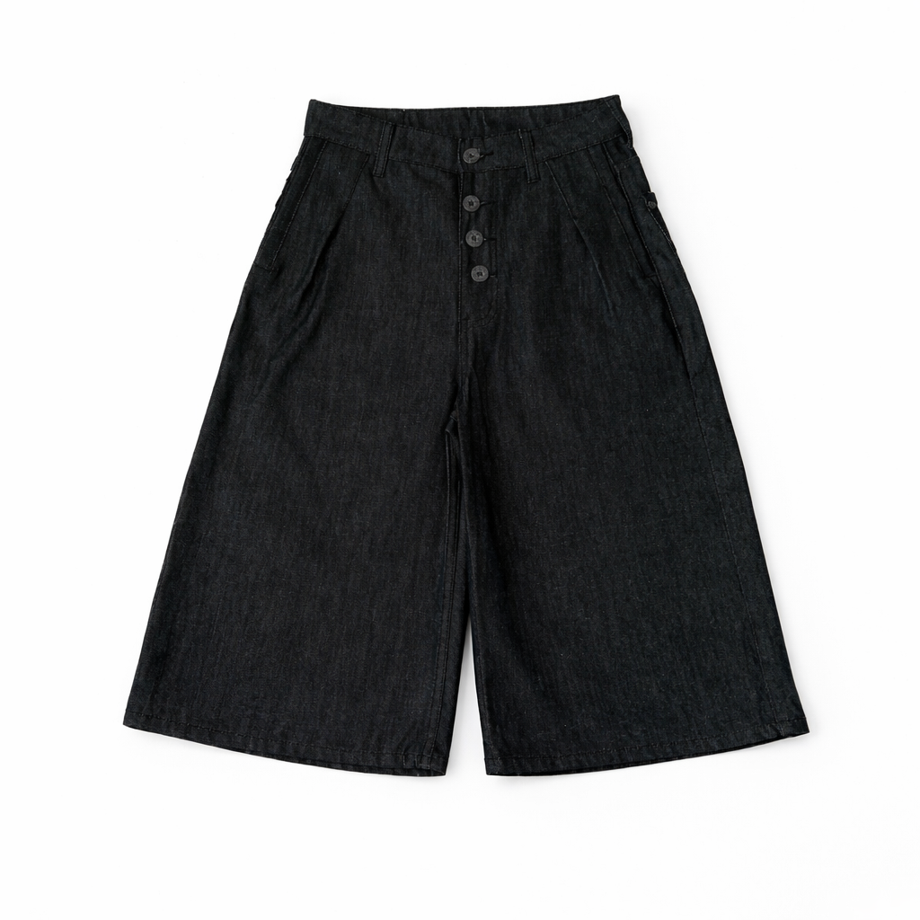 Cherry Blossom Denim Shorts
