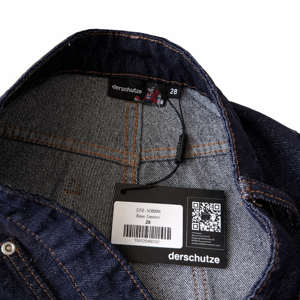 Blossom Panel Raw Denim Jeans