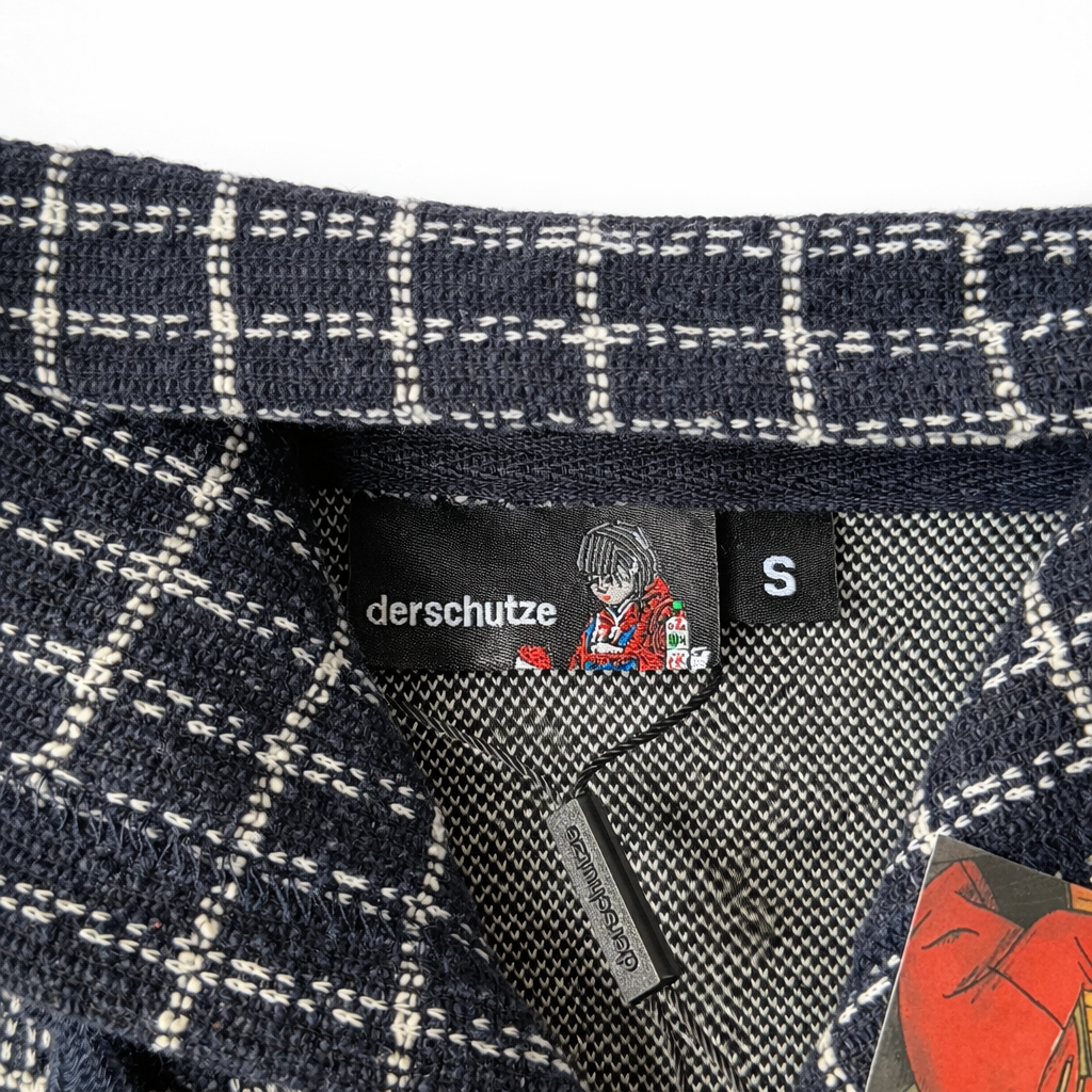 Grid Zip Hoodie