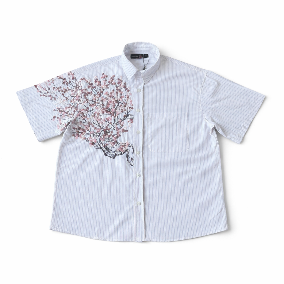 Cherry Blossom Stripe Shirt
