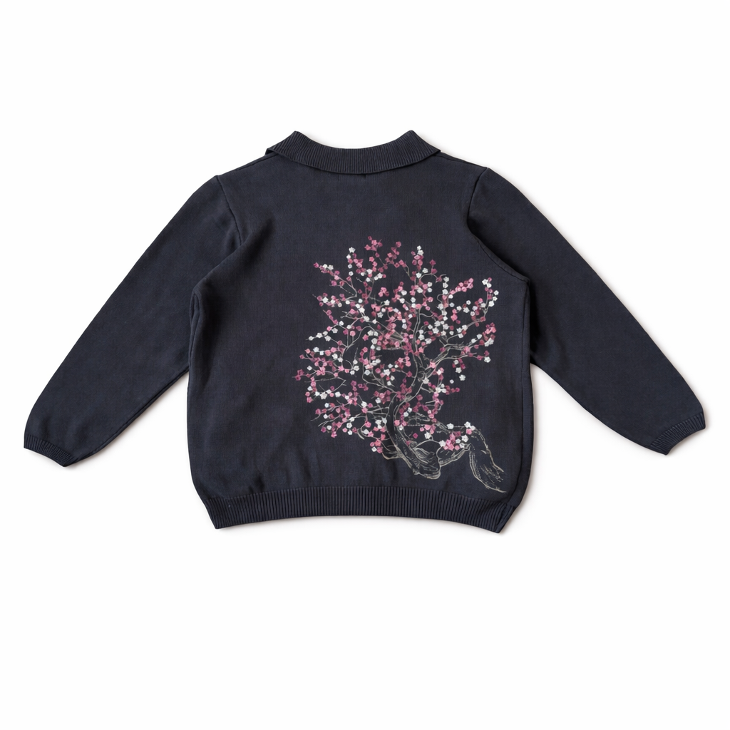 Cherry Blossom Zip Jacket