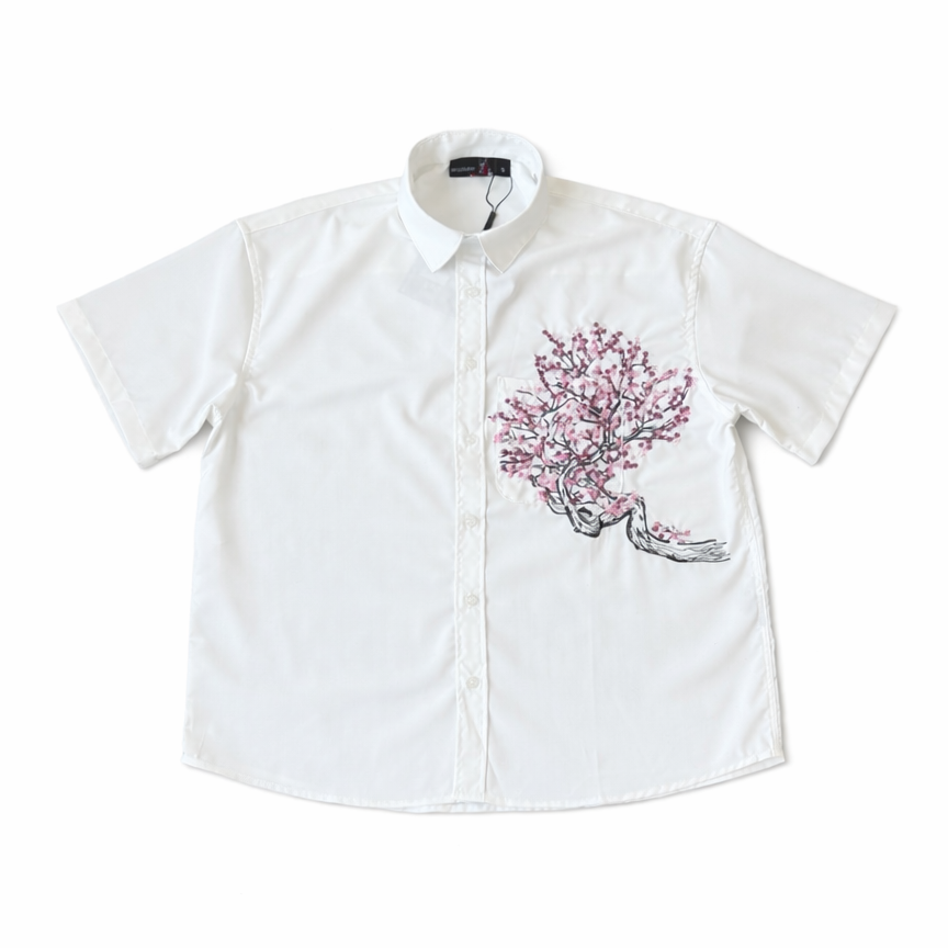 Cherry Blossom Button Up
