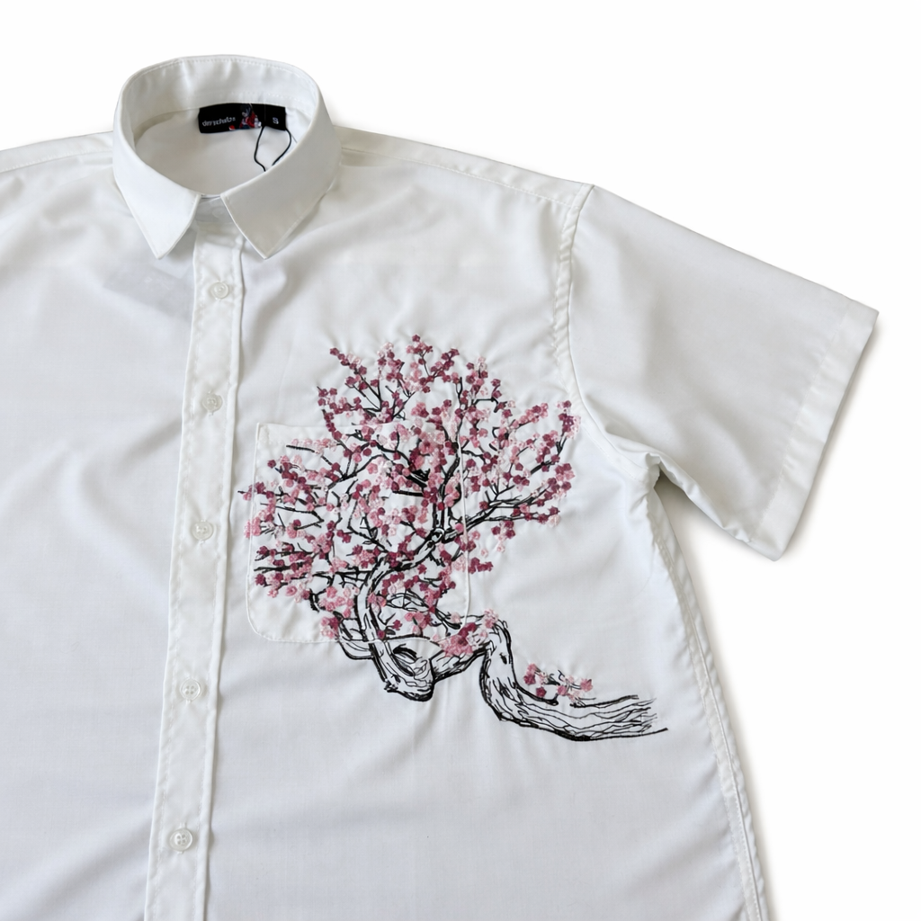 Cherry Blossom Button Up