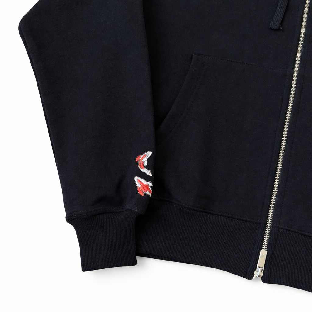 Koi Girl Zip Hoodie