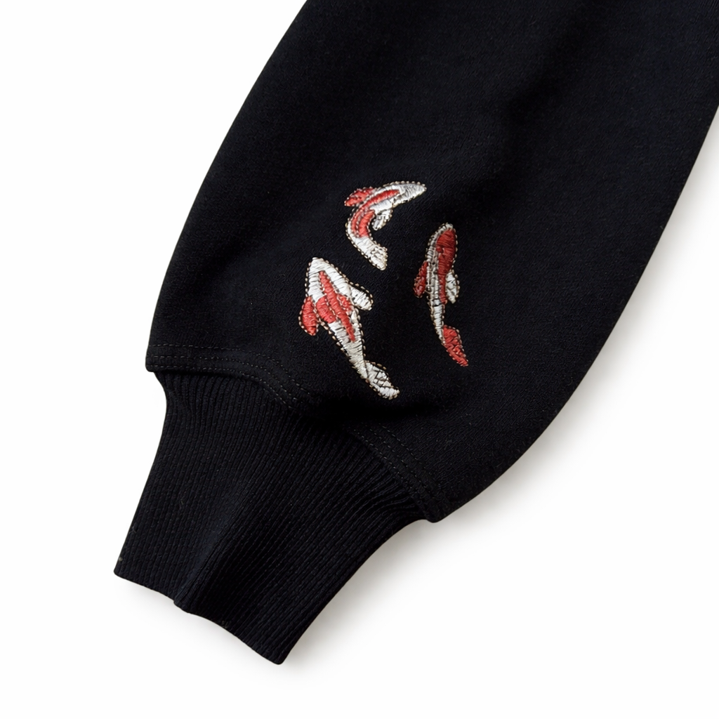 Koi Girl Zip Hoodie