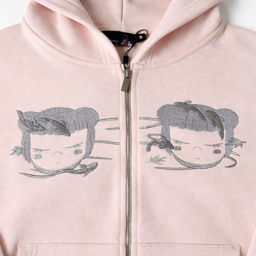 Koi Girl Zip Hoodie