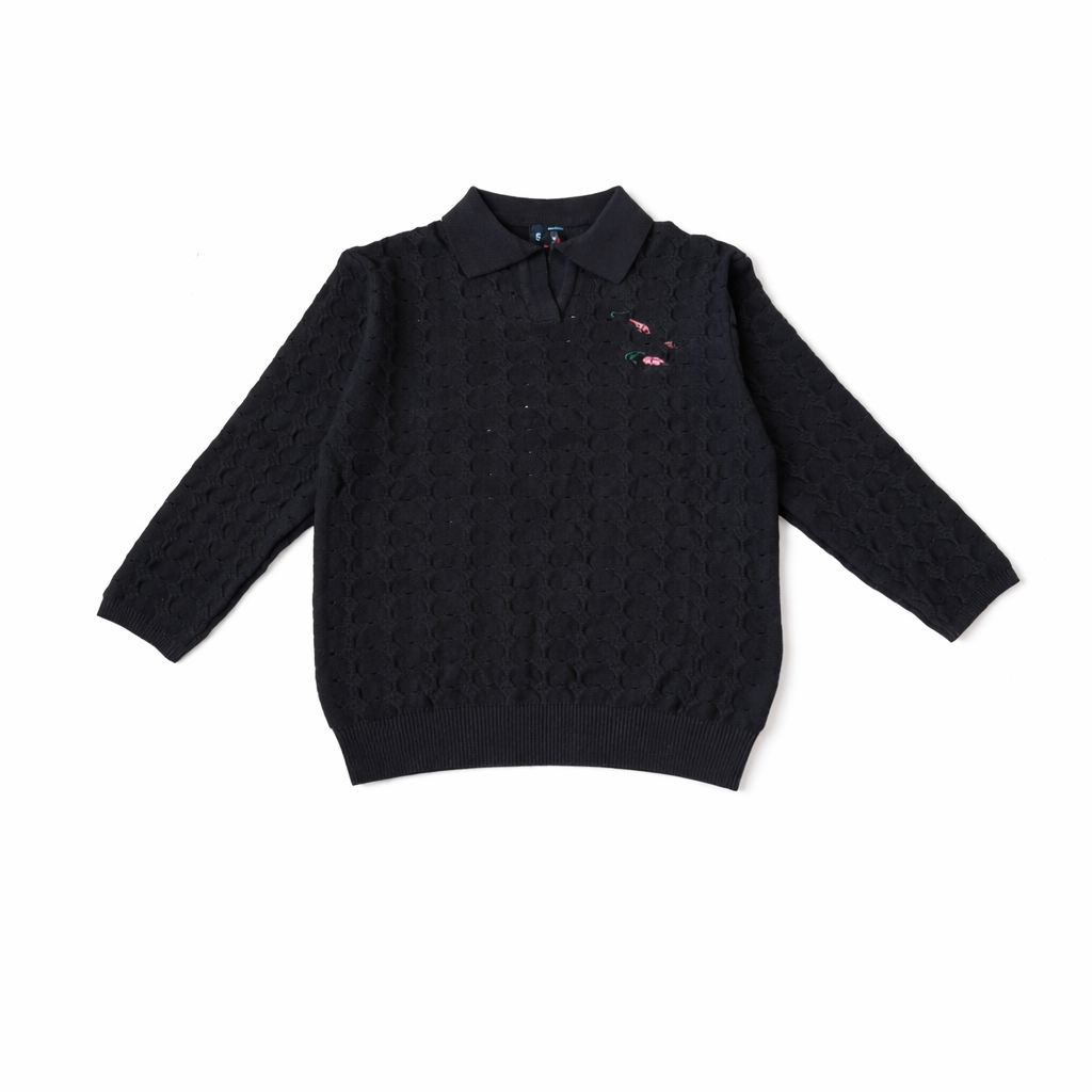 Fisherman Knit Polo