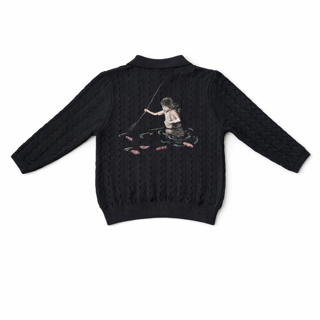 Fisherman Knit Polo