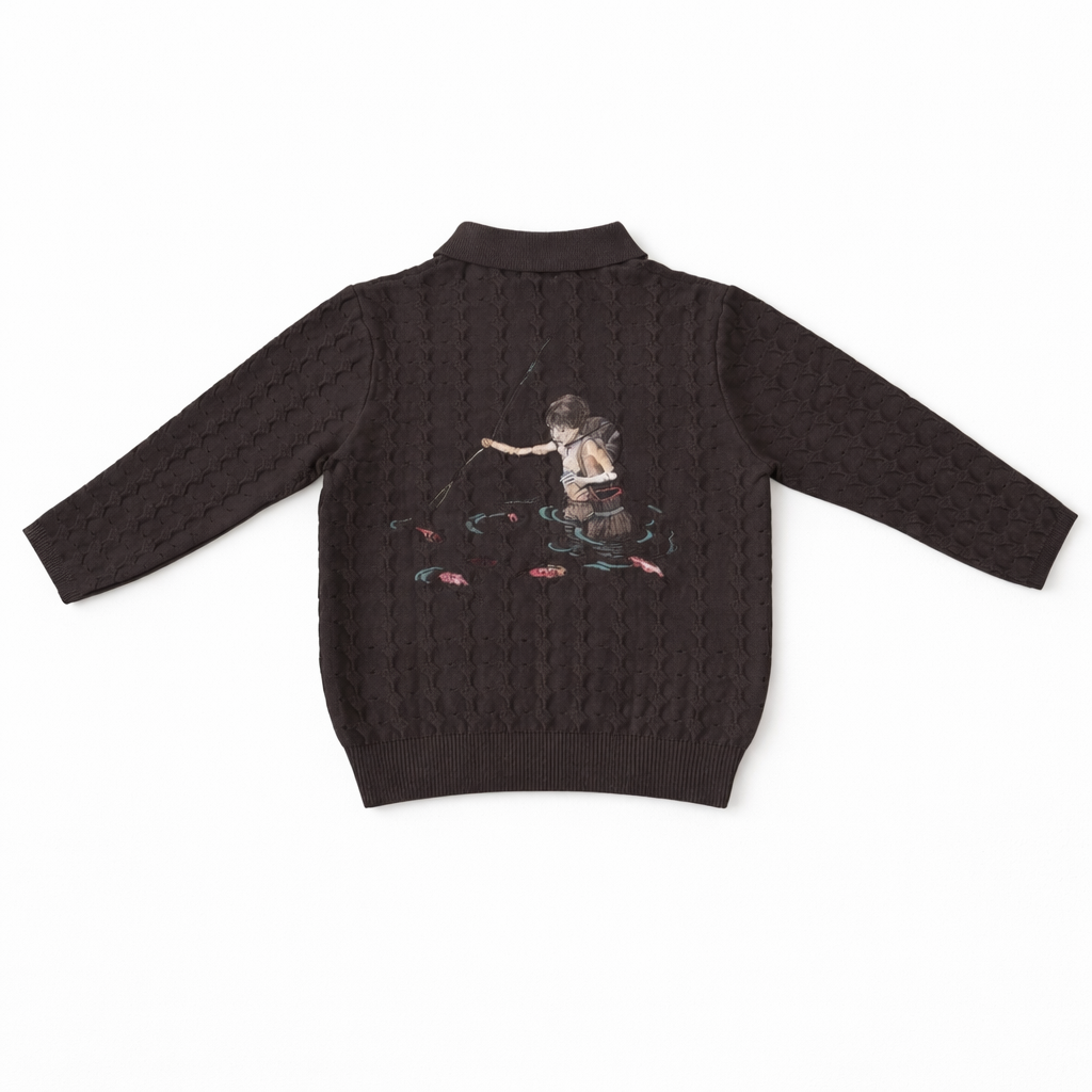 Fisherman Knit Polo
