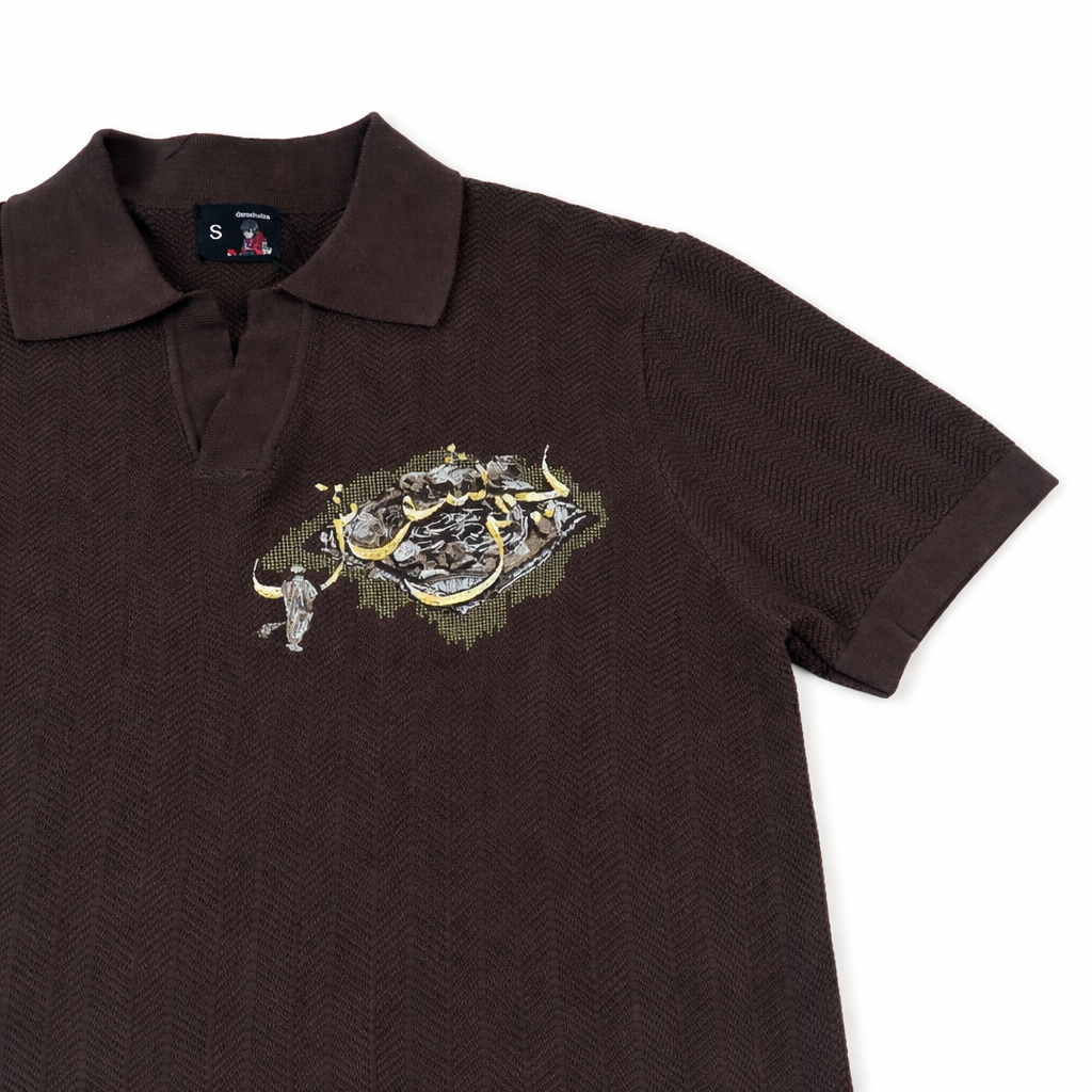 Ruins Knit Polo