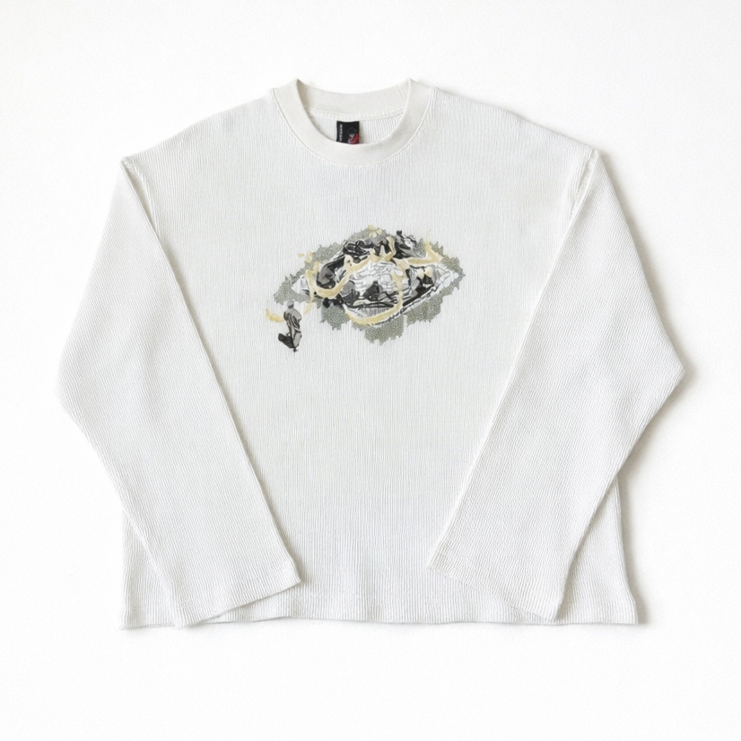Ivory Relic Waffle Long Sleeve