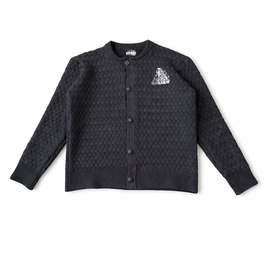 Midnight Bloom Knit Cardigan