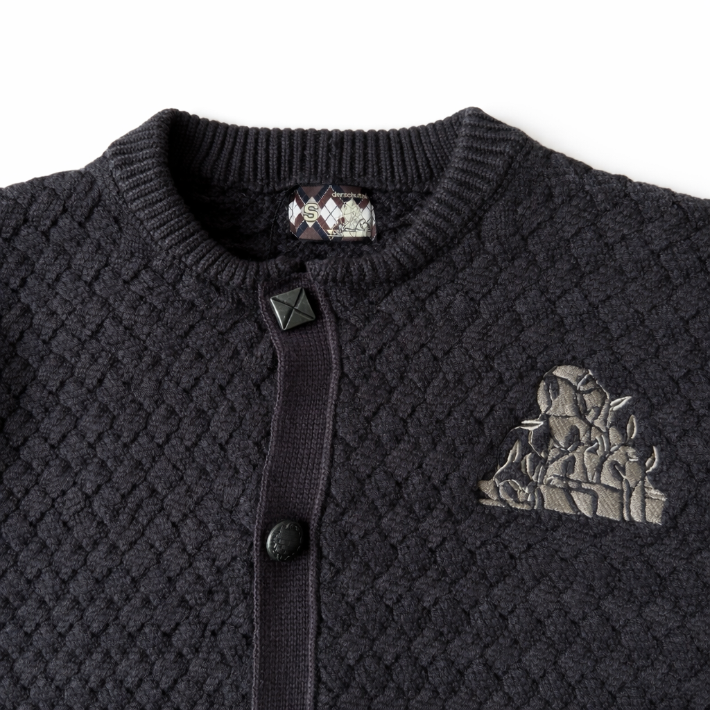 Midnight Bloom Knit Cardigan