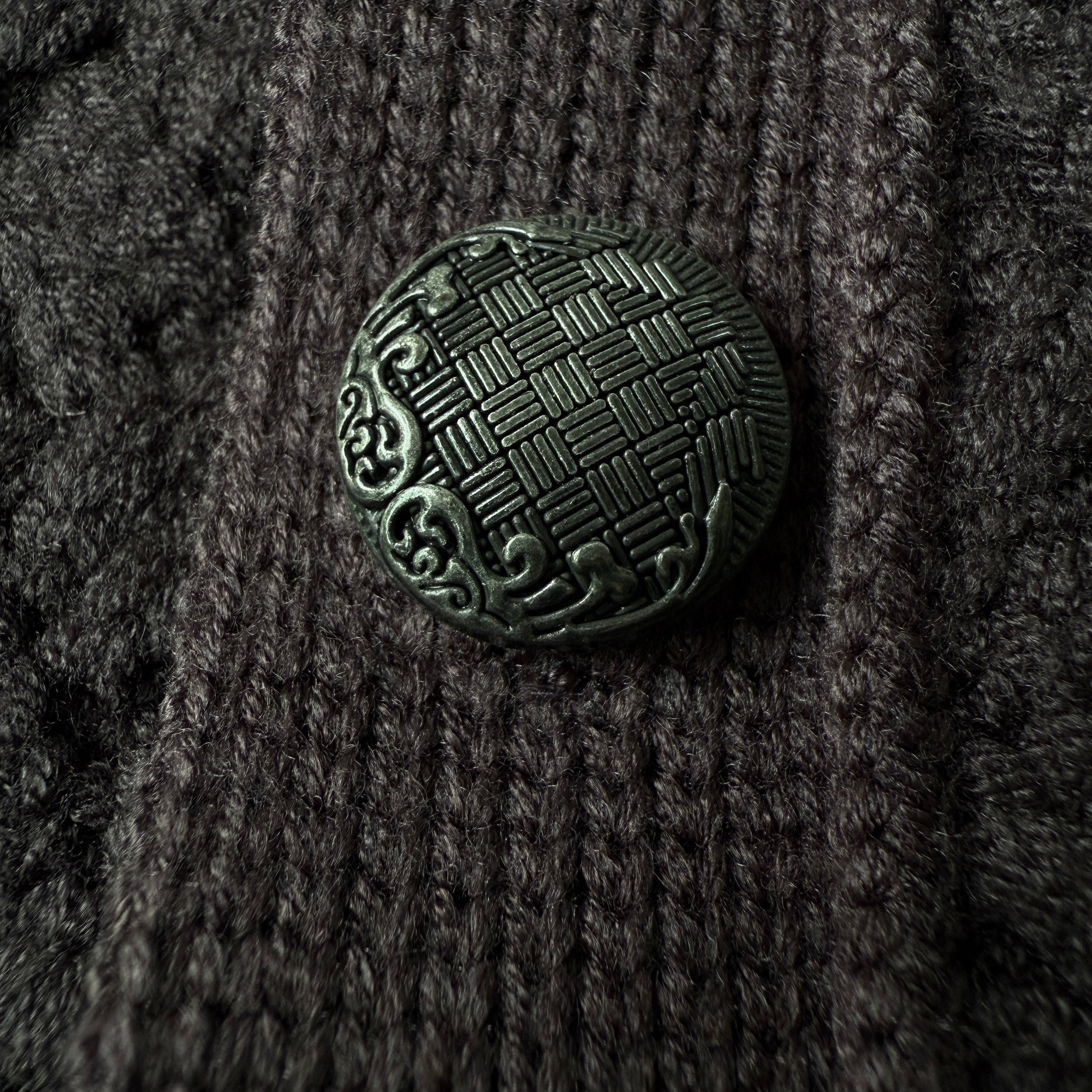 Midnight Bloom Knit Cardigan