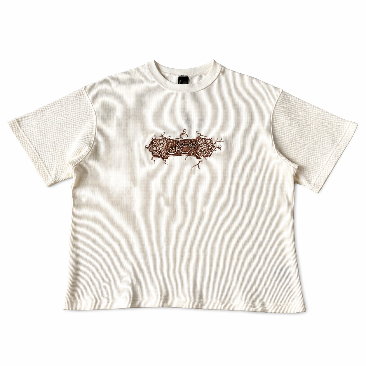 Ornate Script Waffle Tee
